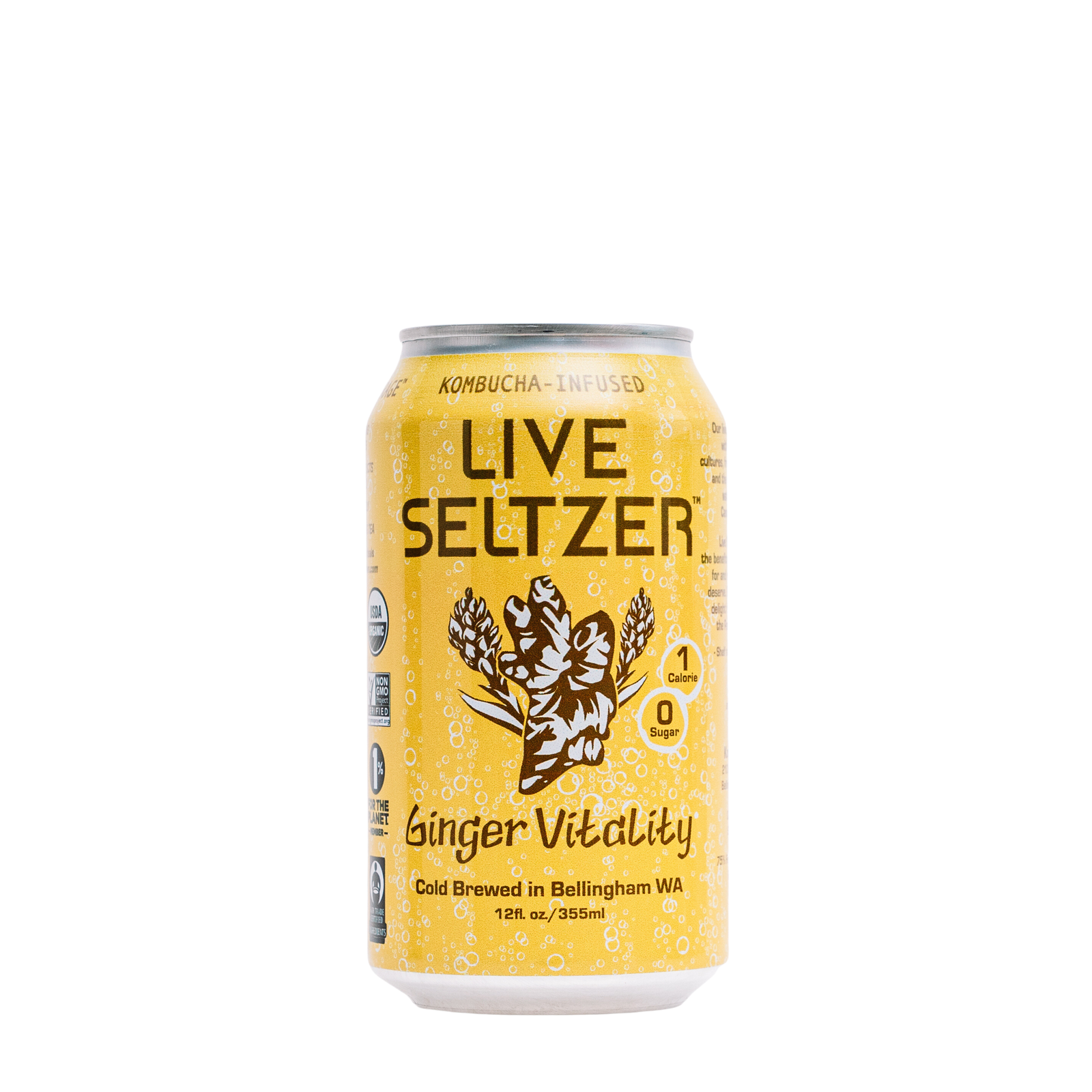 Load image into Gallery viewer, Ginger Energy Live Seltzer (case of 12)