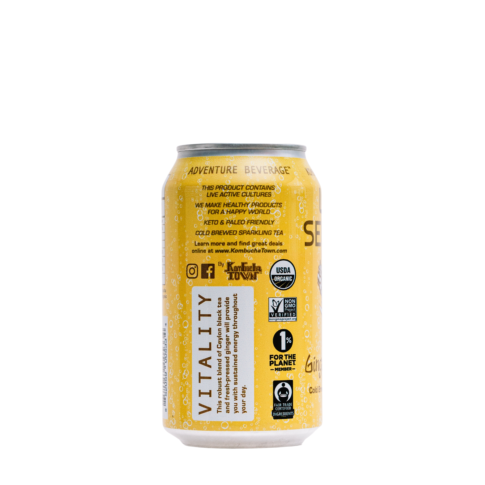 Load image into Gallery viewer, Ginger Energy Live Seltzer (case of 12)