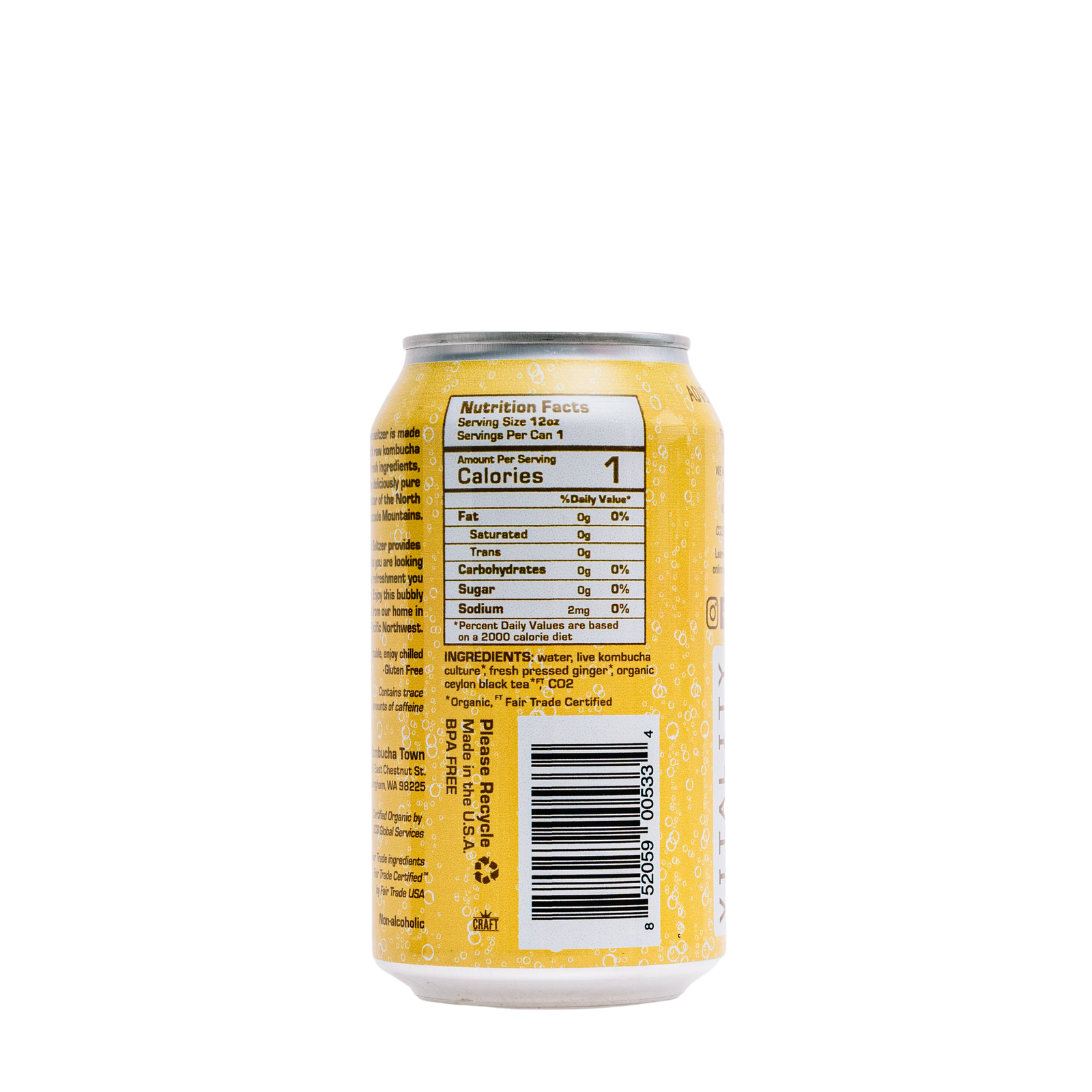 Load image into Gallery viewer, Ginger Energy Live Seltzer (case of 12)