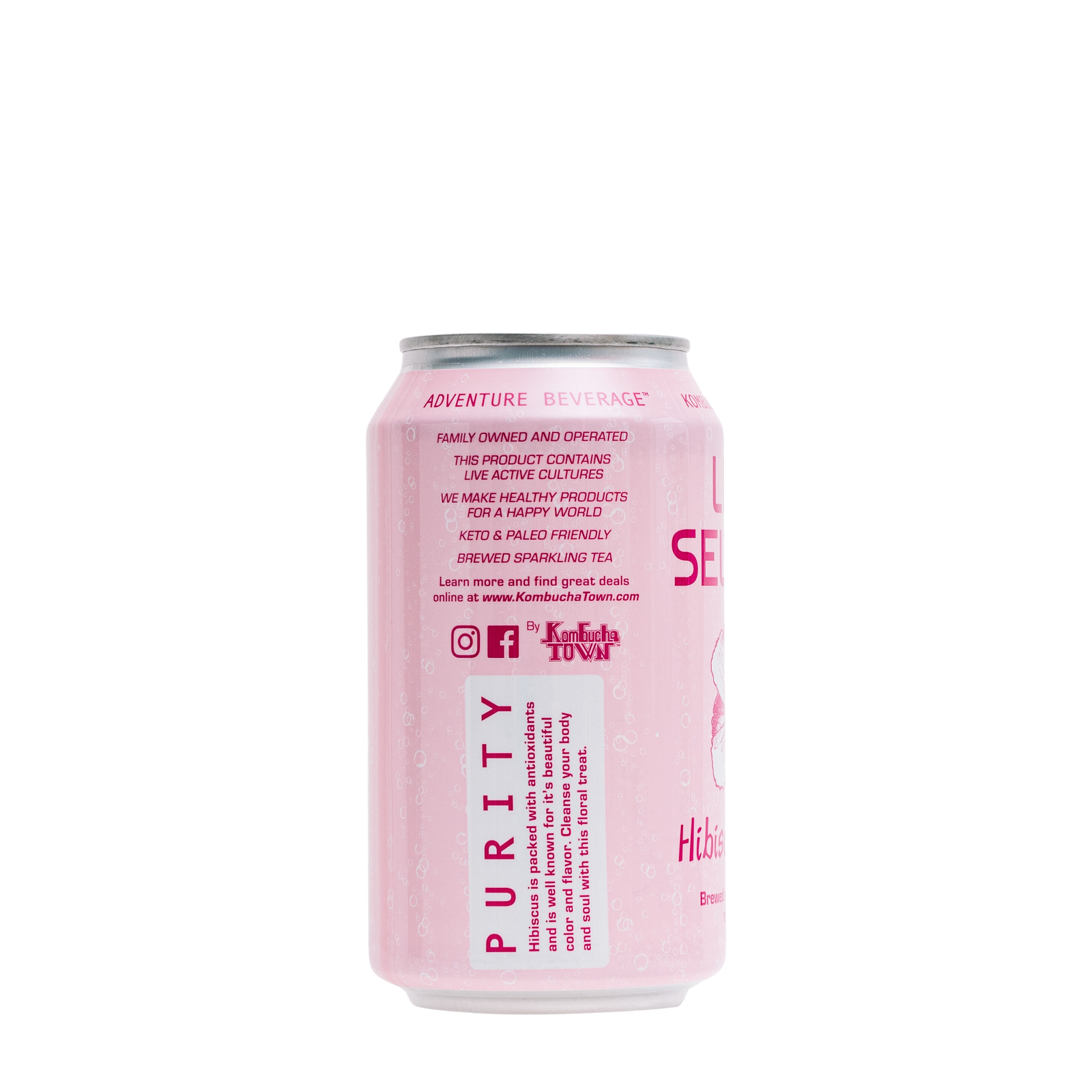 Load image into Gallery viewer, Hibiscus Purity Live Seltzer (case of 12)