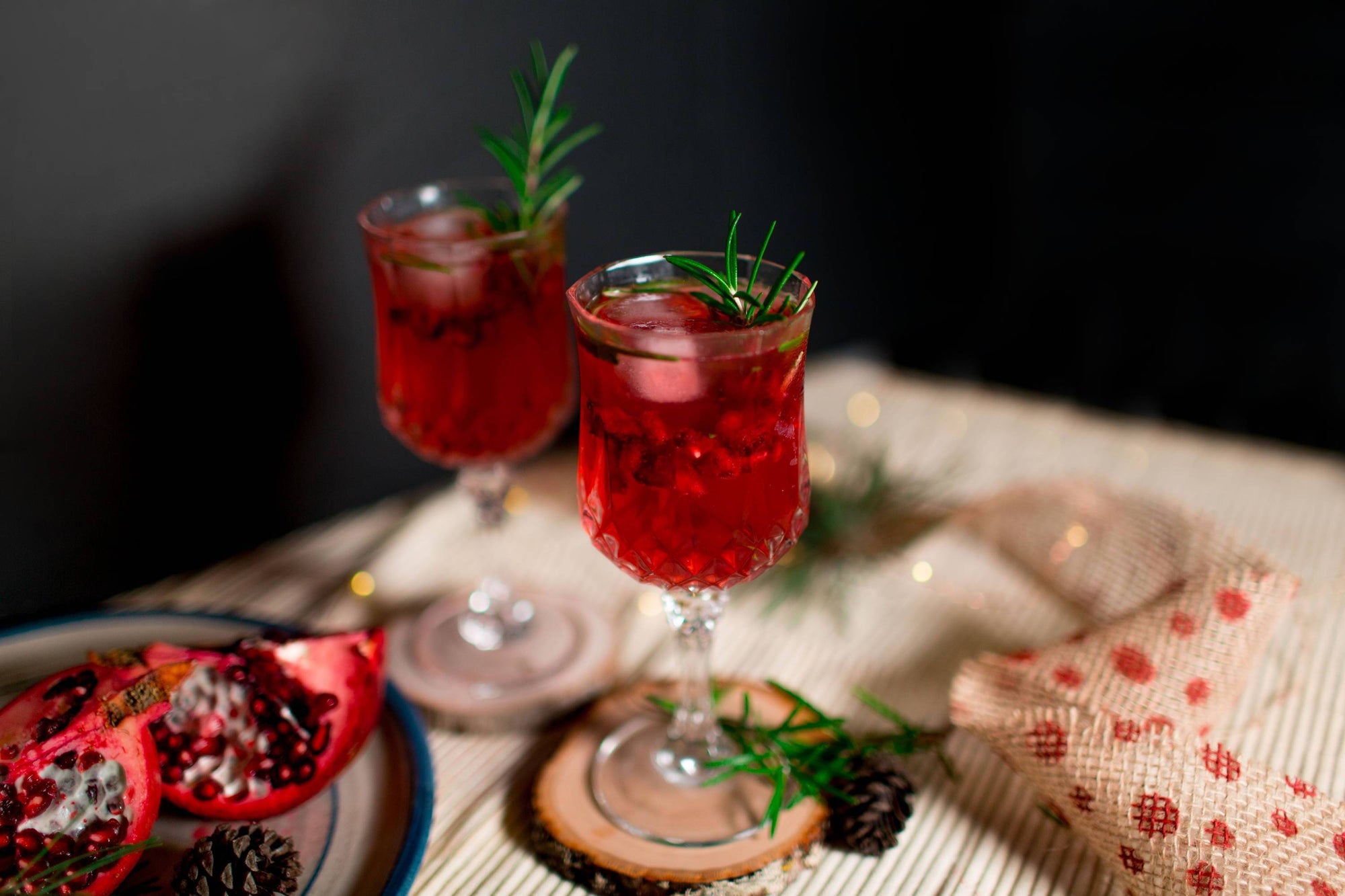 KT Happy Hour: Pomegranate Kombucha Cocktail