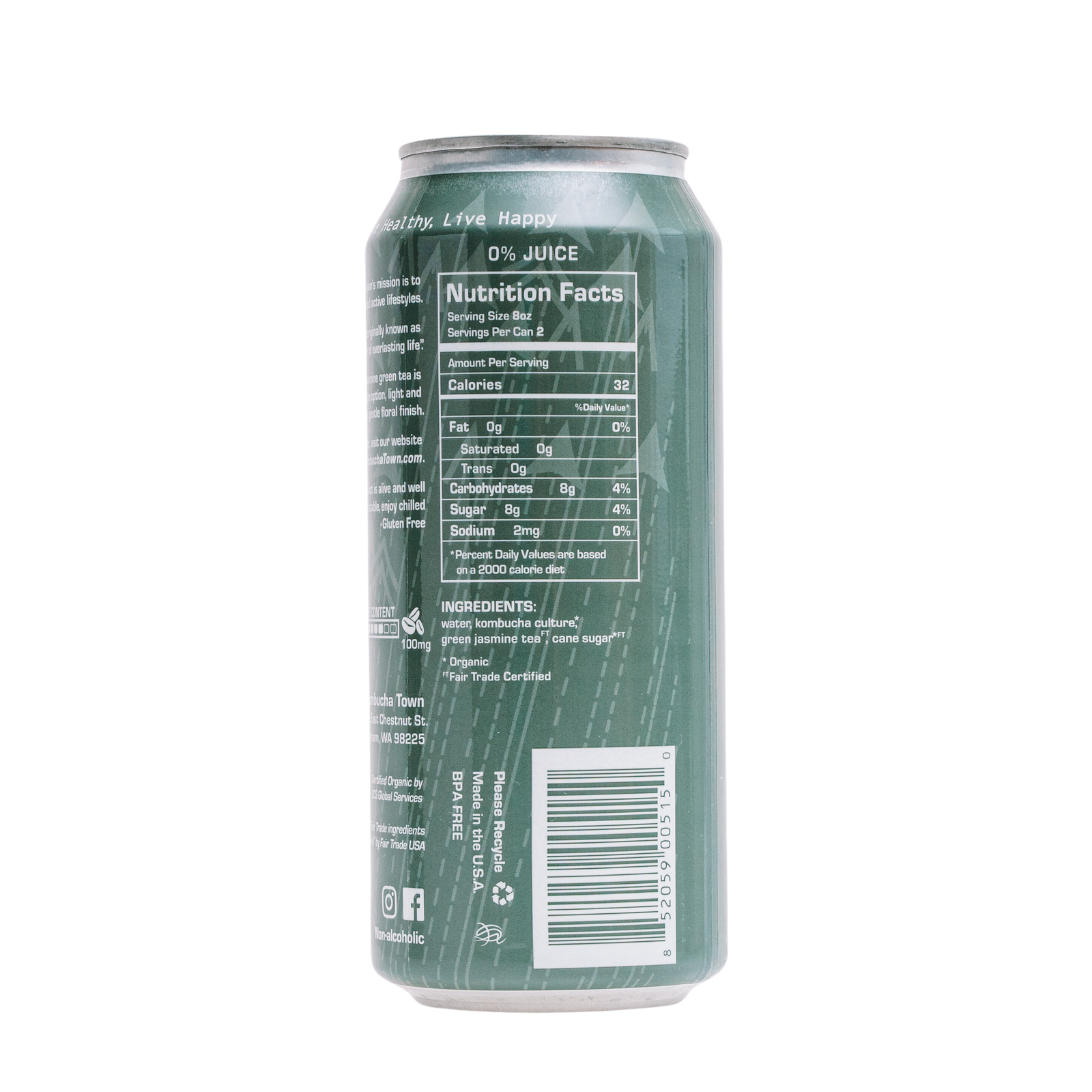 Green Jasmine Kombucha | Green Tea Kombucha to Fuel a Health